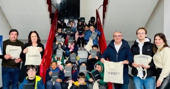 Visit by 20 children from the Santa Casa da Misericórdia in Fundão